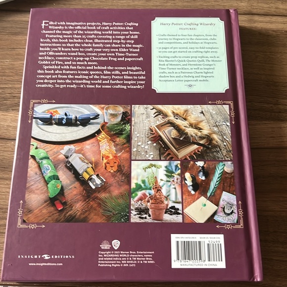 NWOT Harry Potter: Crafting Wizardry: The Official Harry Potter Craft Book - Picture 2 of 5